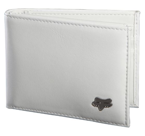 n1shop-Penezenky-Fox_Pánská peněženka Fox Racing Bifold Leather Wallet Intl Only White